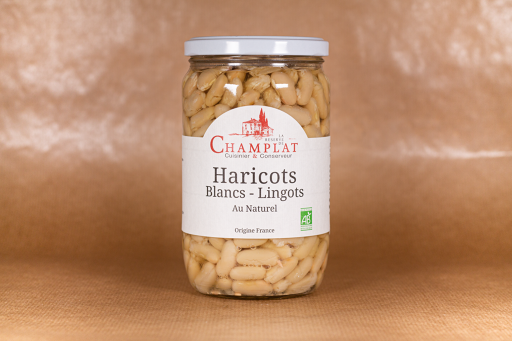 Haricots Blancs Lingots Au Naturel- 650G - Pne 520G