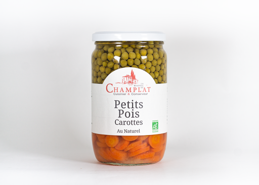 Petits Pois Carottes Au Naturel- 650G - Pne 420G