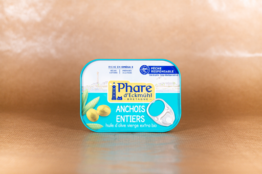Anchois Entiers À L’Huile D’Olive Vierge Extra- 115G