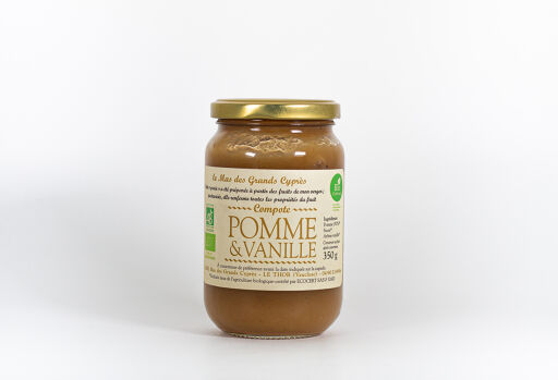Compote pomme vanille - 350g